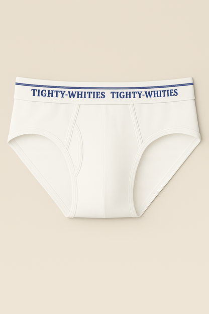 Classic White Briefs (Tighty-Whities Waistband)