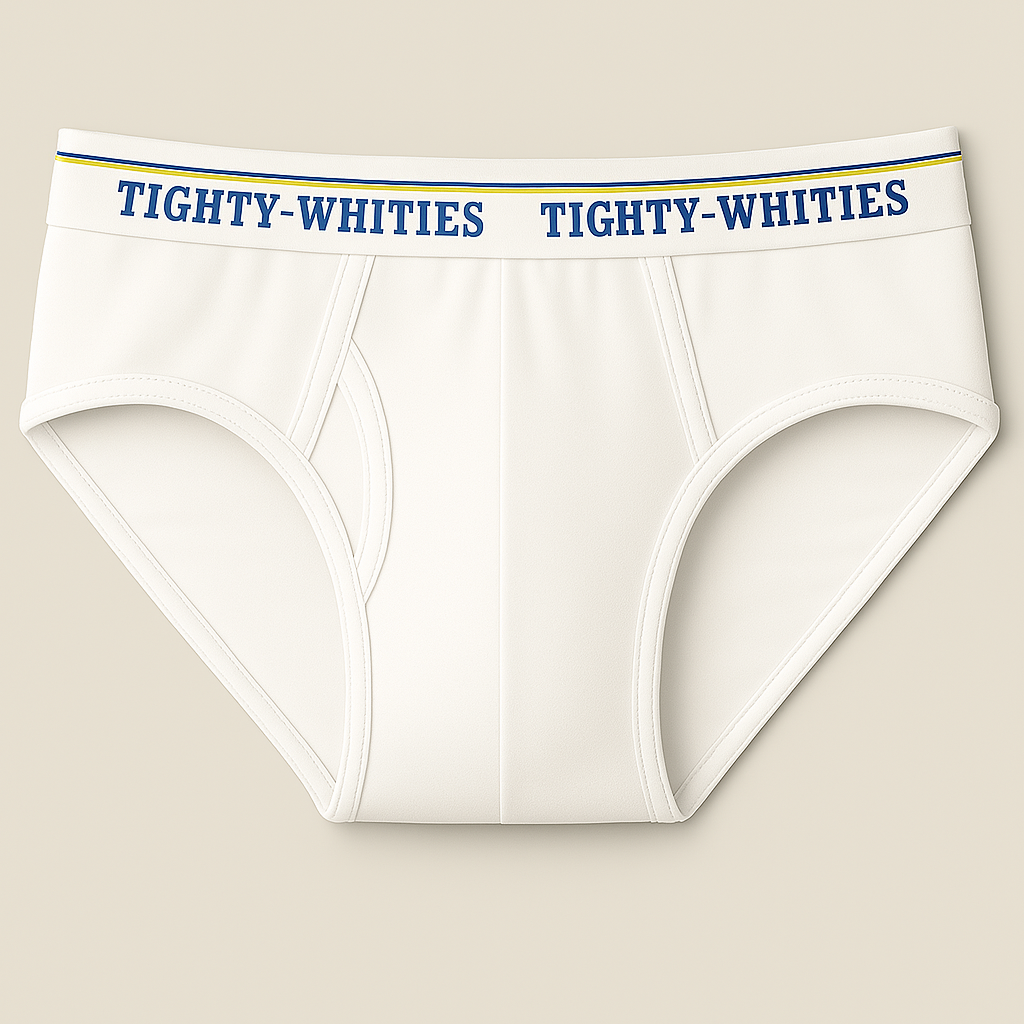 Classic White Briefs (Tighty-Whities Waistband)